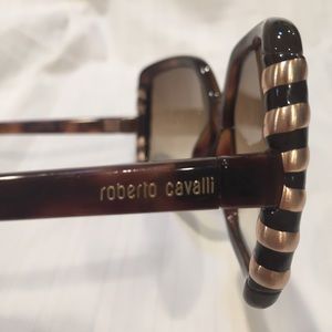 Roberto Cavalli oversized sunglasses made n Italy